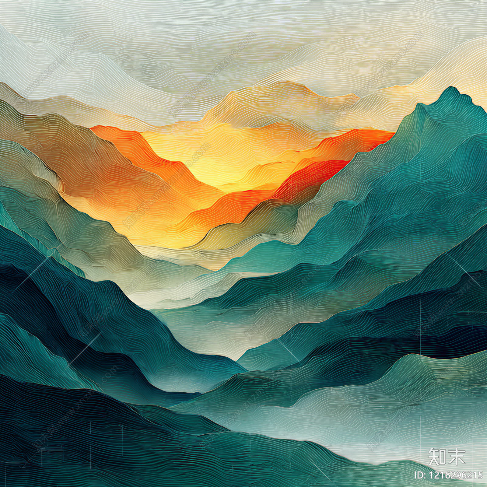 山水贴图下载【ID:1216296215】