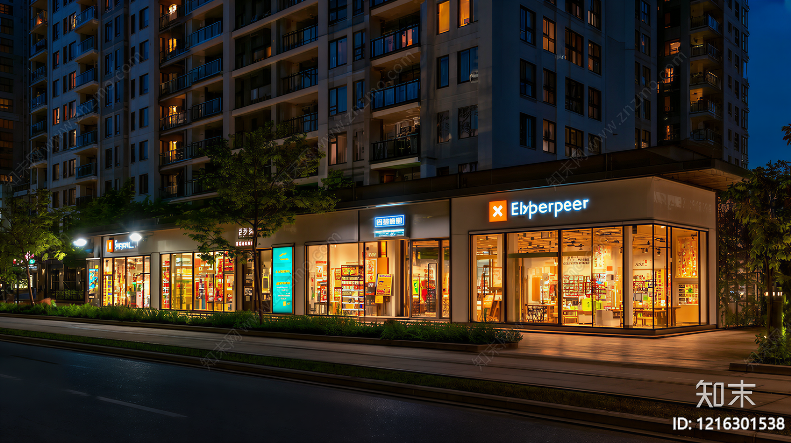 店铺贴图下载【ID:1216301538】