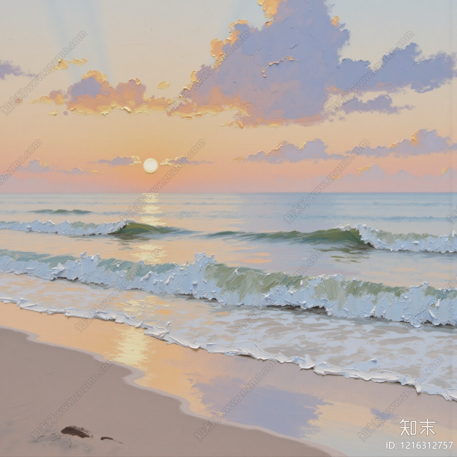 现代装饰画贴图下载【ID:1216312757】