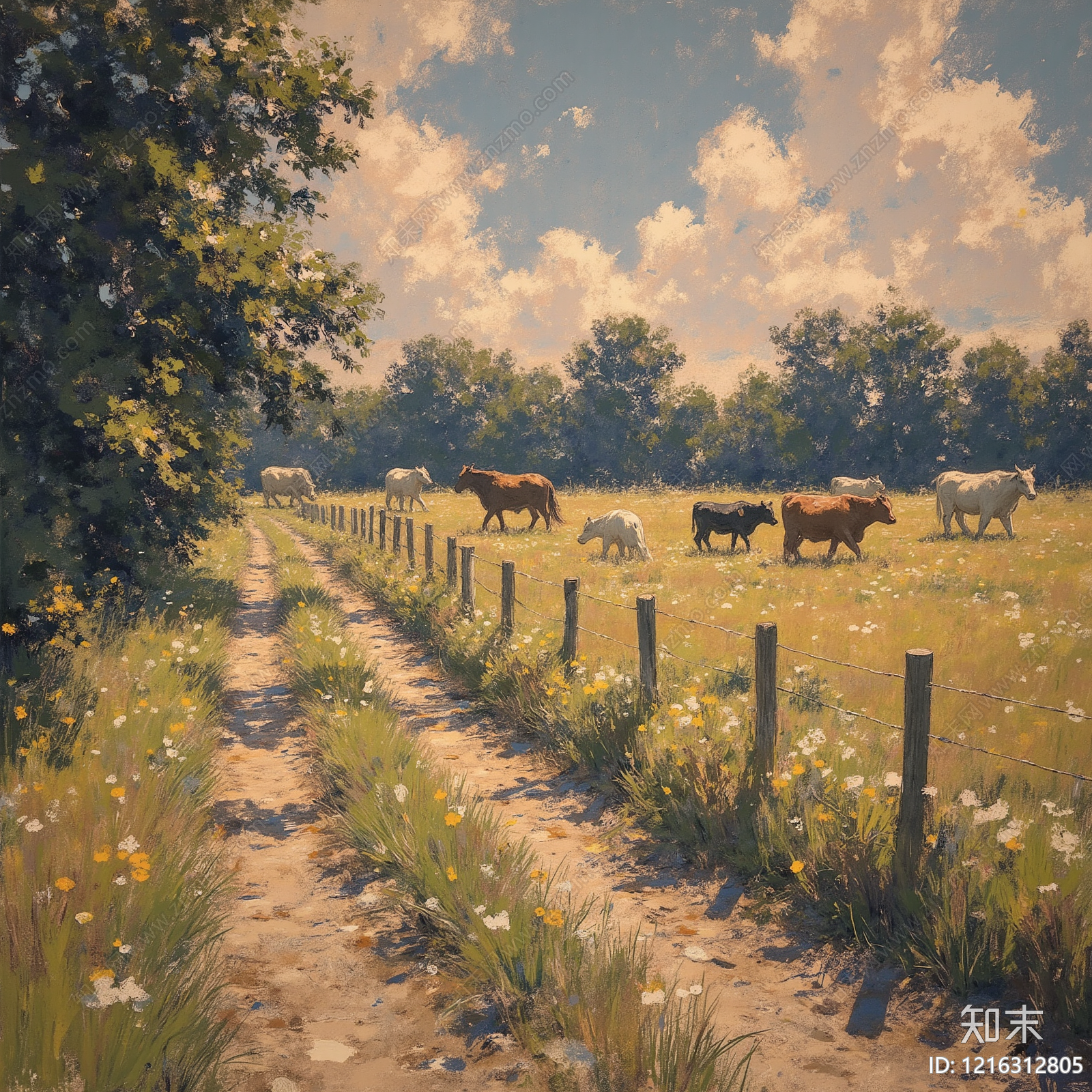 现代油画贴图下载【ID:1216312805】