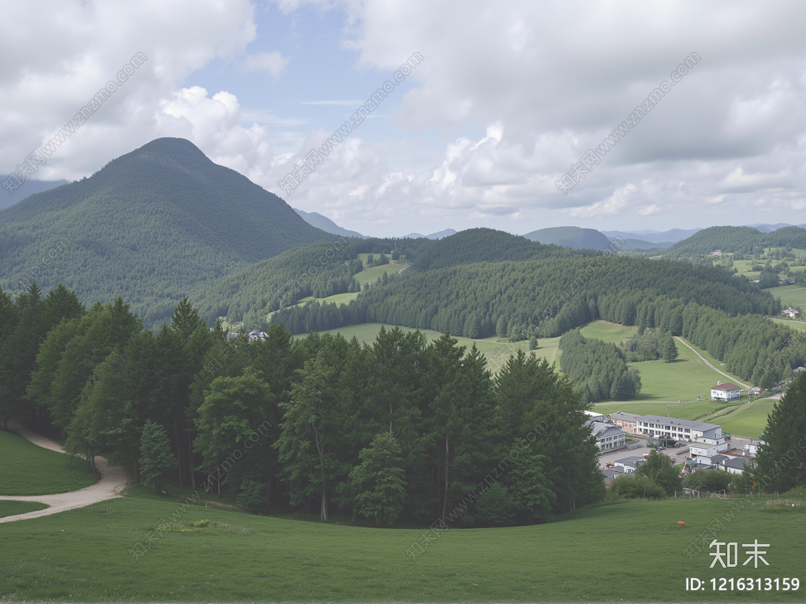 现代远山贴图下载【ID:1216313159】