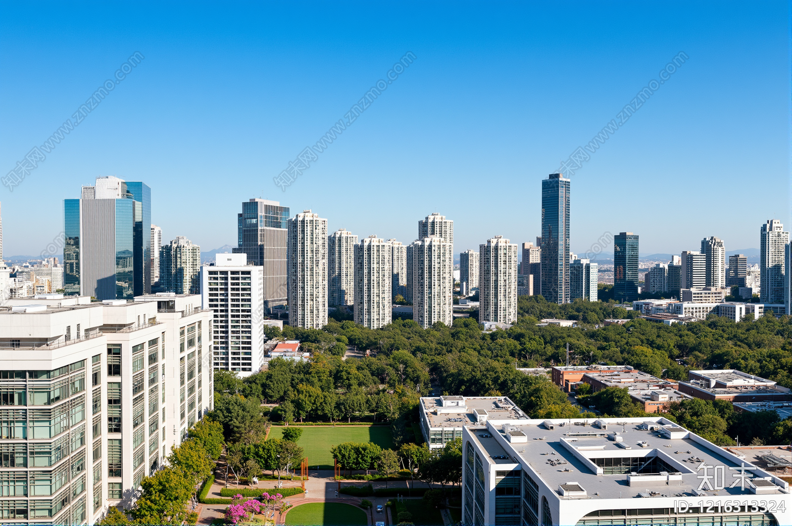 现代城市背景贴图下载【ID:1216313324】