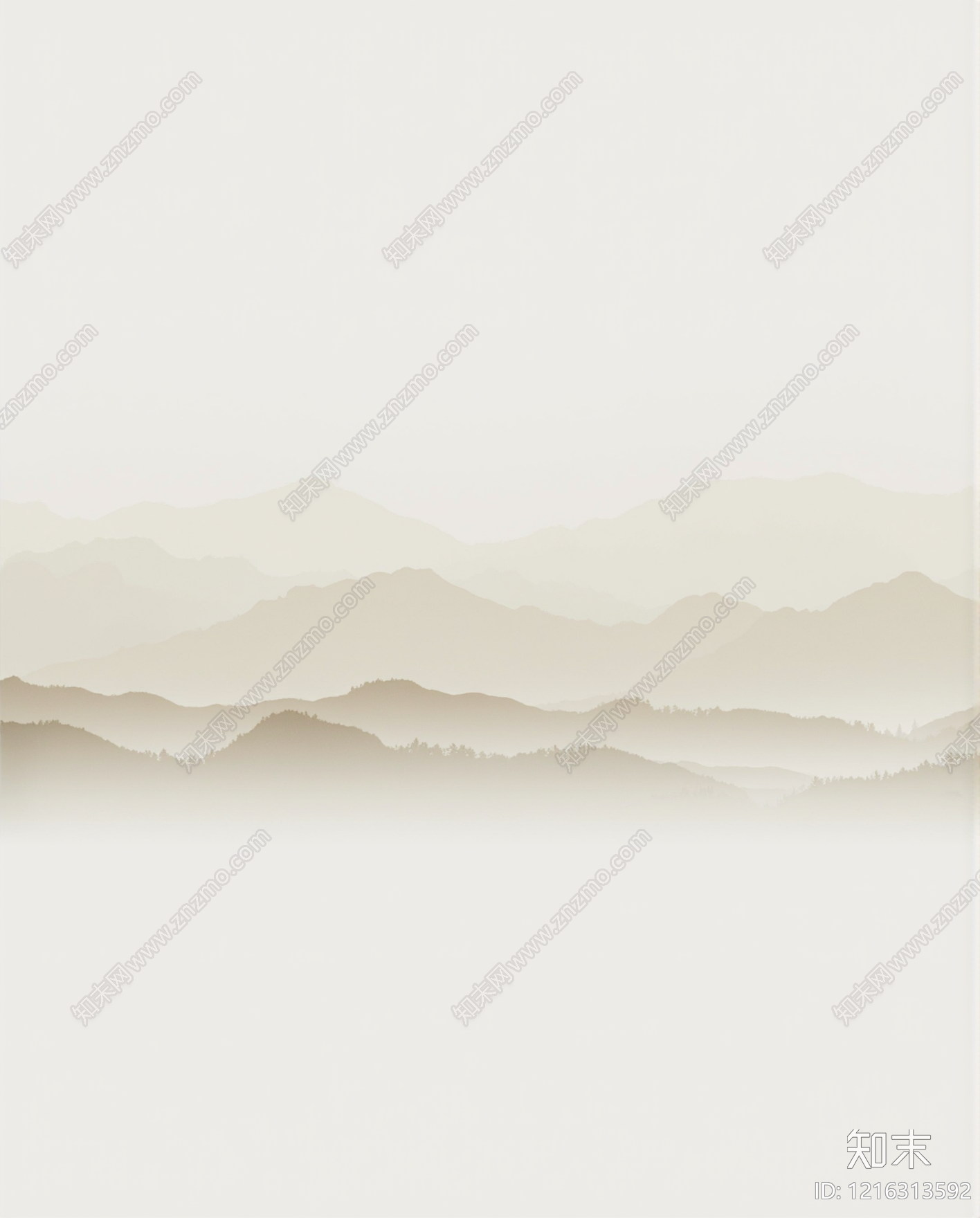 新中式壁画贴图下载【ID:1216313592】