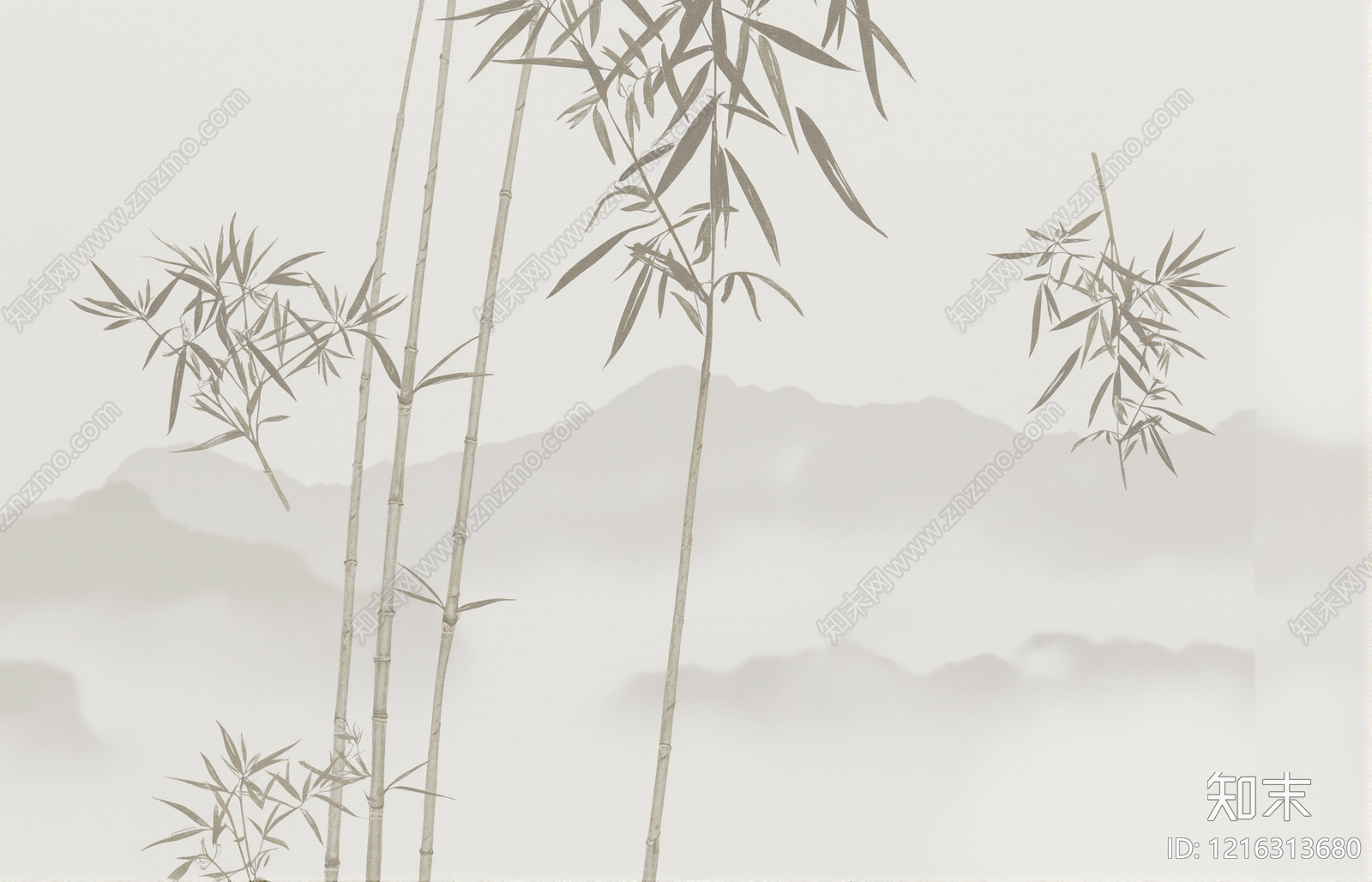 新中式壁画贴图下载【ID:1216313680】