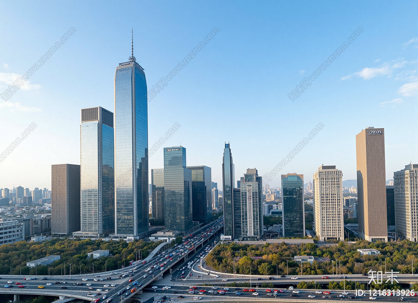 现代城市背景贴图下载【ID:1216313926】