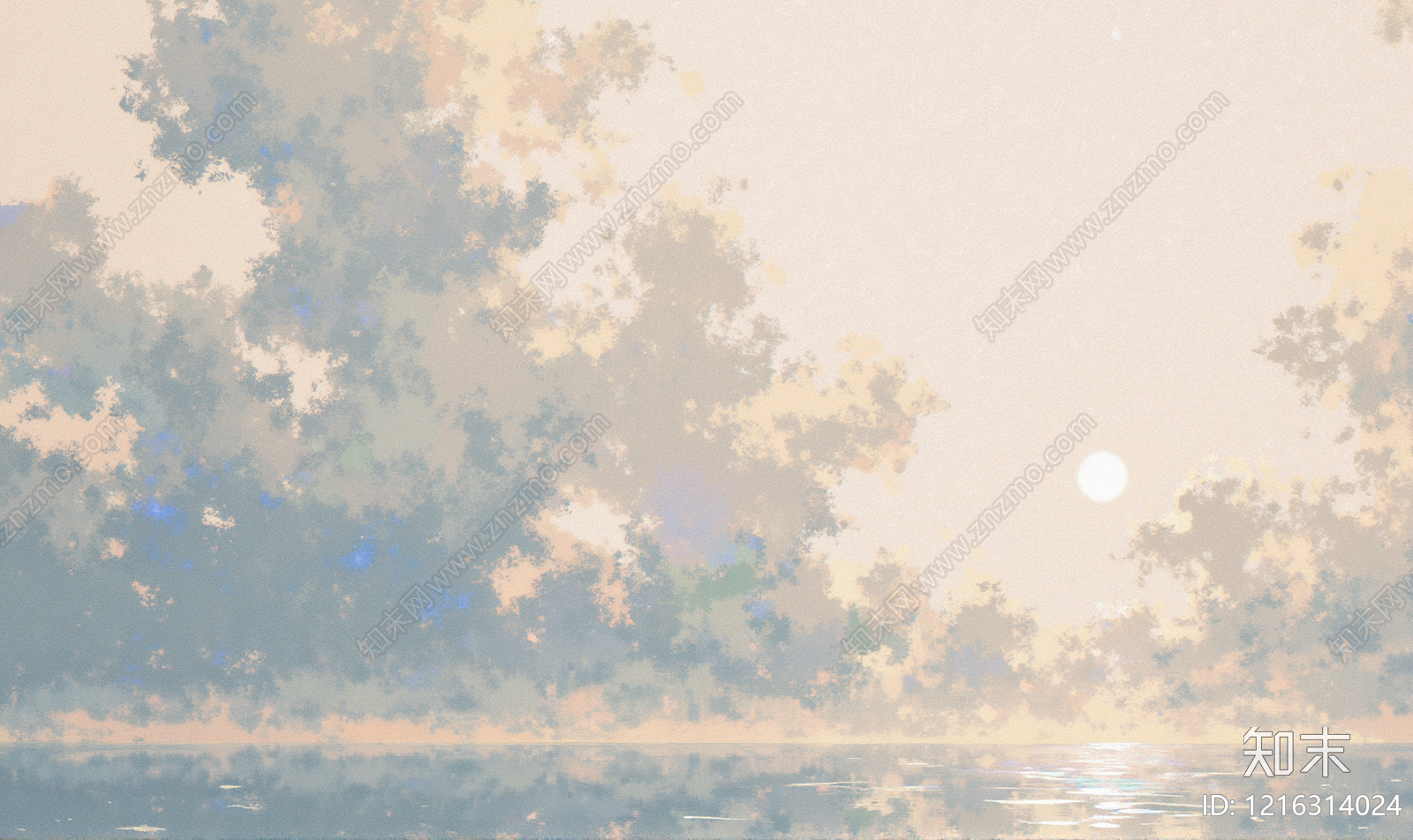 现代装饰画贴图下载【ID:1216314024】