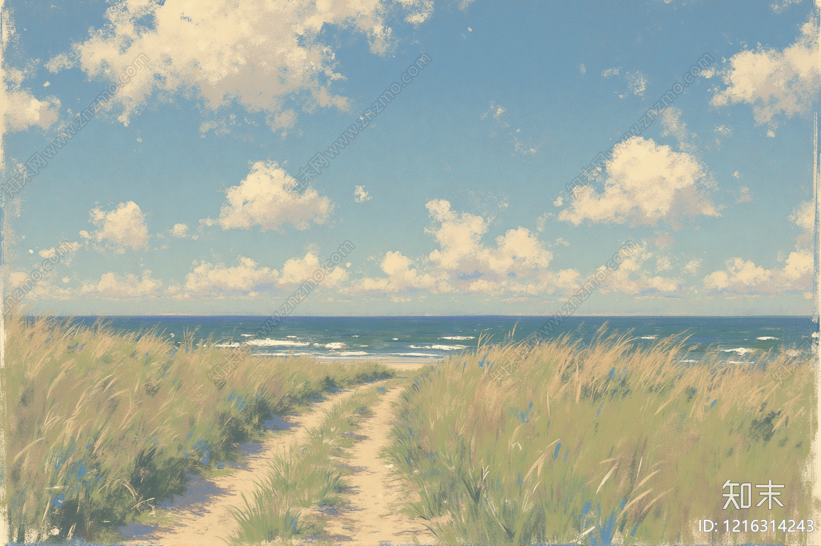 现代装饰画贴图下载【ID:1216314243】