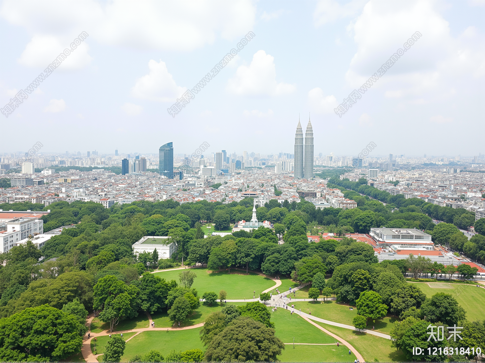 现代城市背景贴图下载【ID:1216318410】