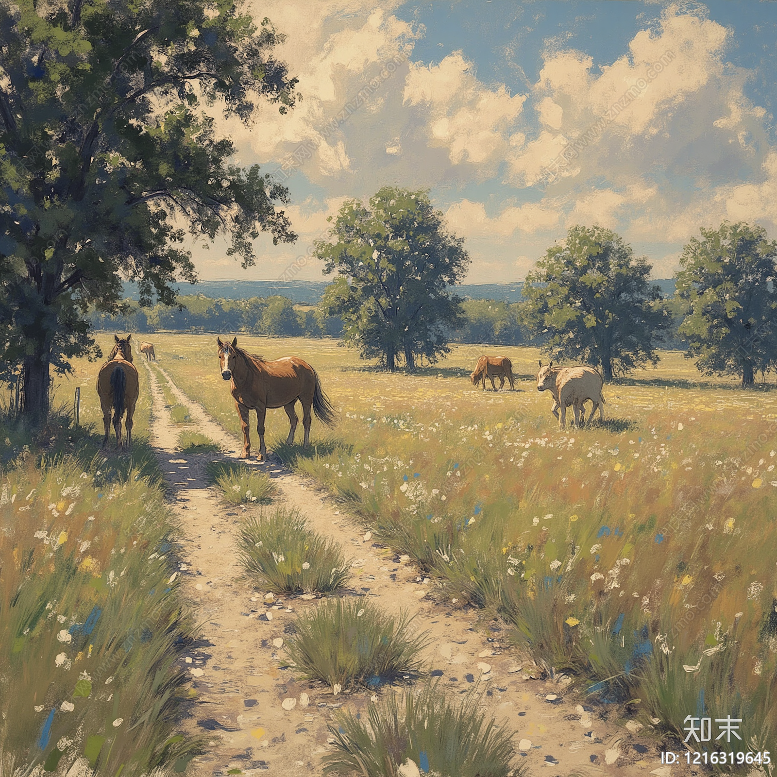 现代油画贴图下载【ID:1216319645】