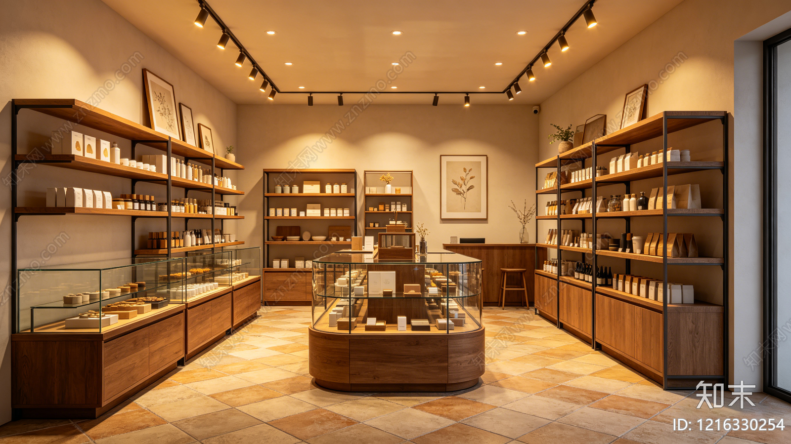 现代商铺贴图下载【ID:1216330254】