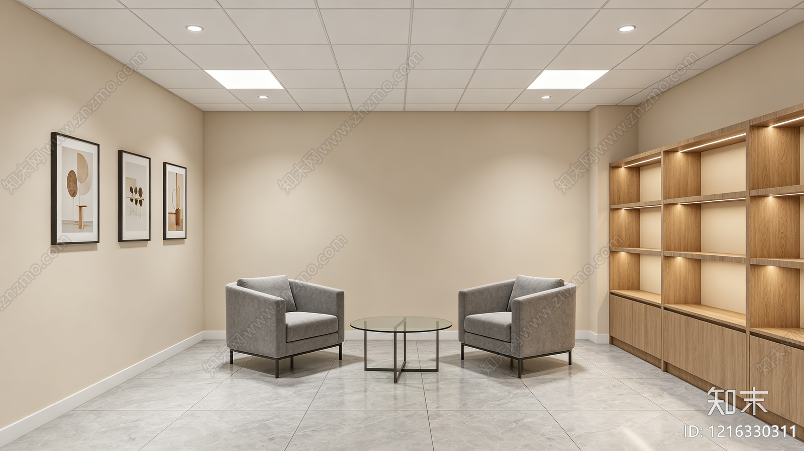 现代办公室贴图下载【ID:1216330311】