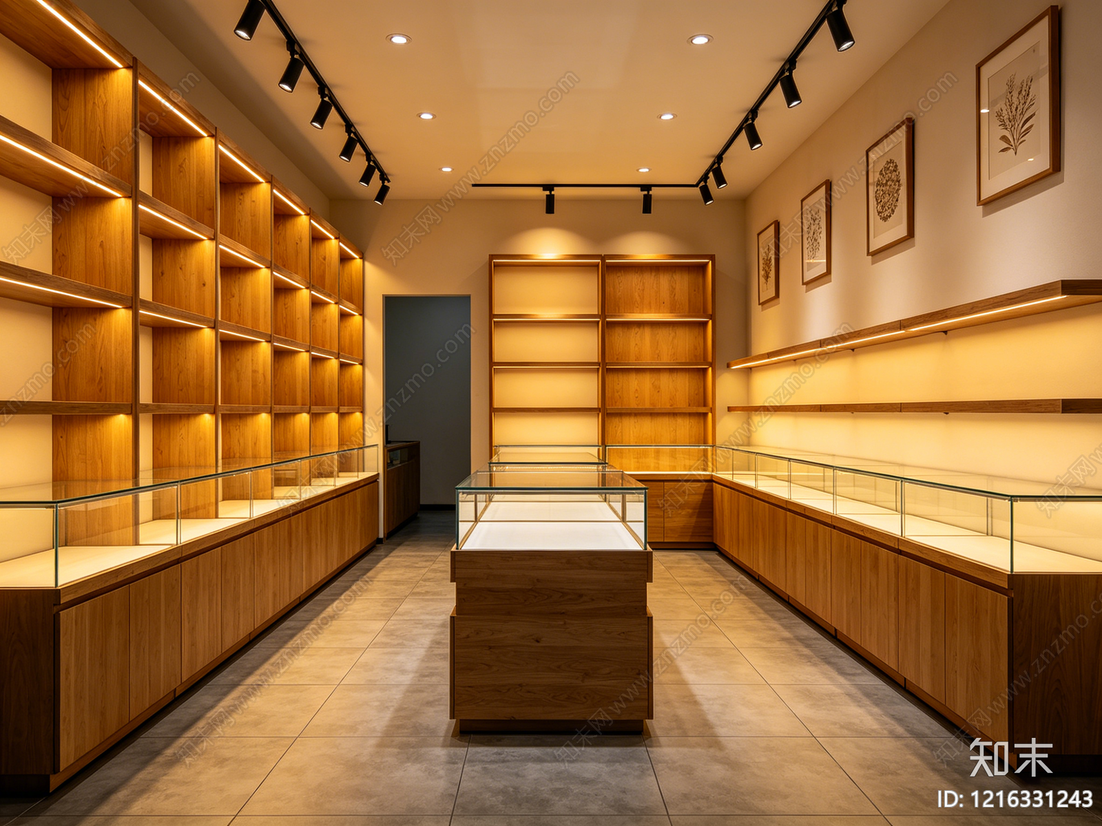 现代商铺贴图下载【ID:1216331243】