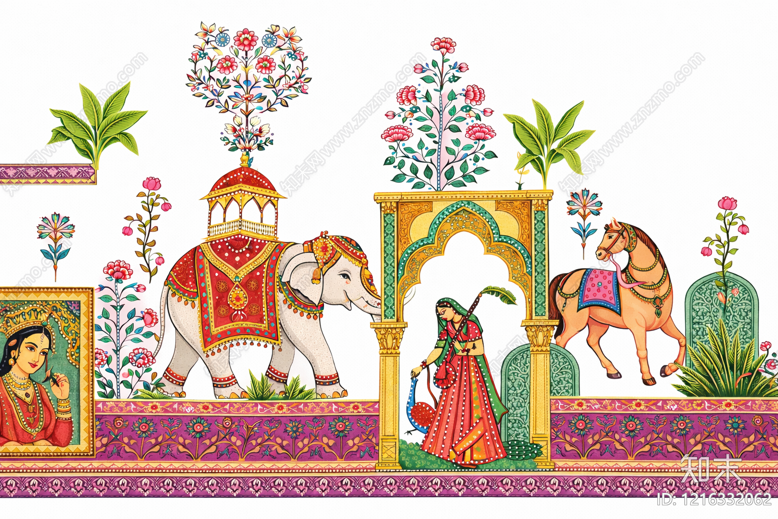 民族图案贴图下载【ID:1216332062】