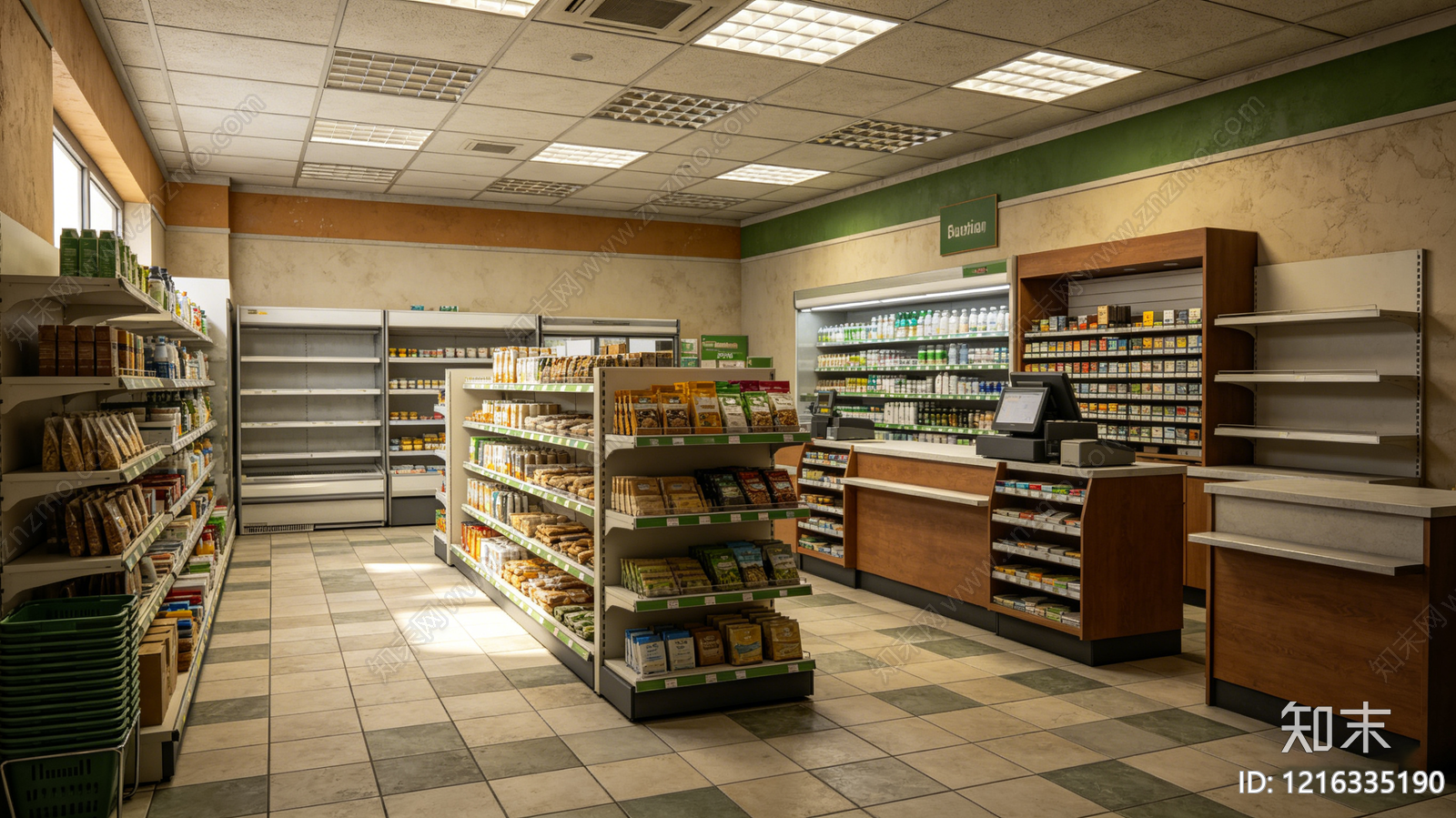 现代商铺贴图下载【ID:1216335190】