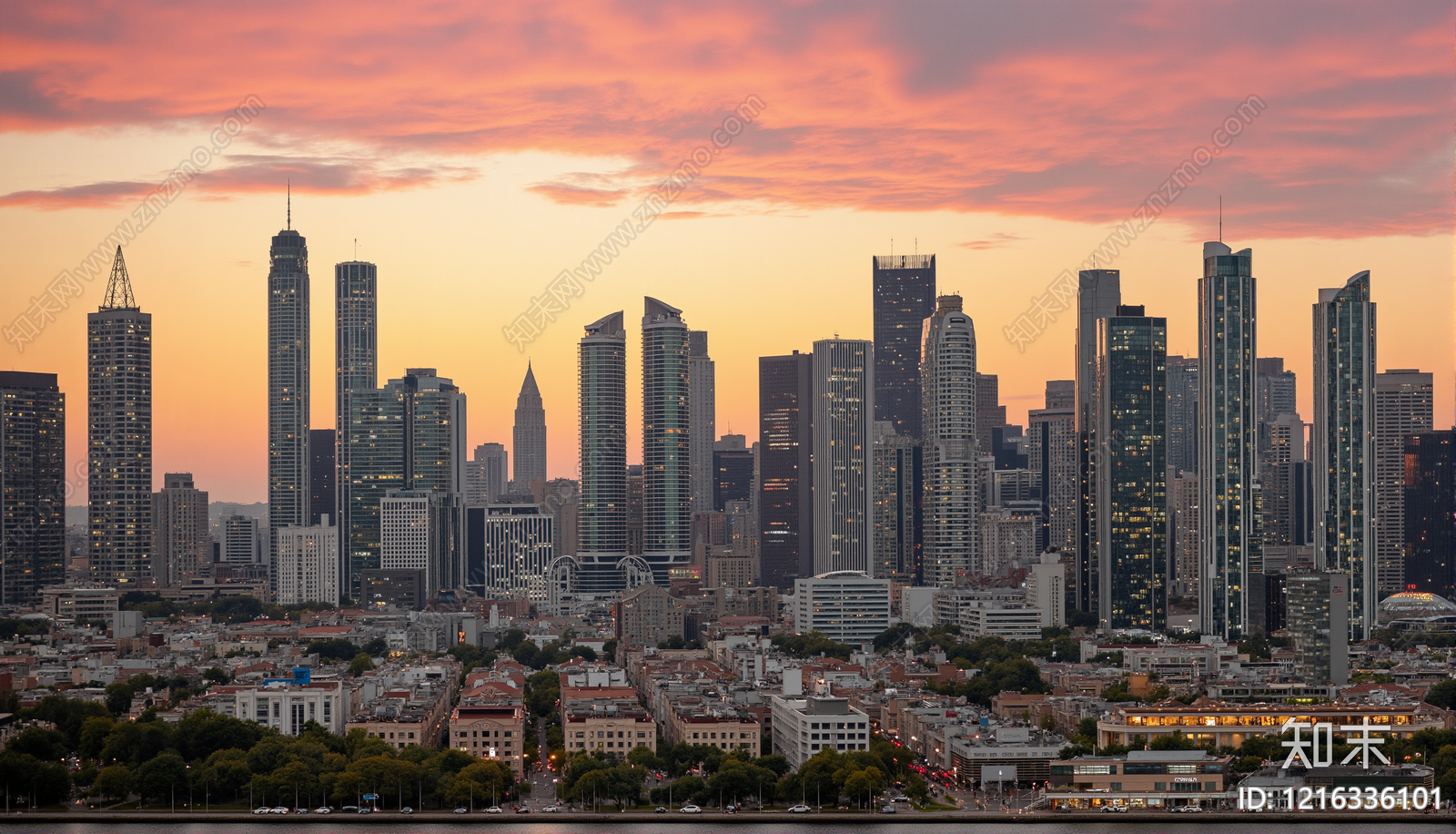 现代城市背景贴图下载【ID:1216336101】