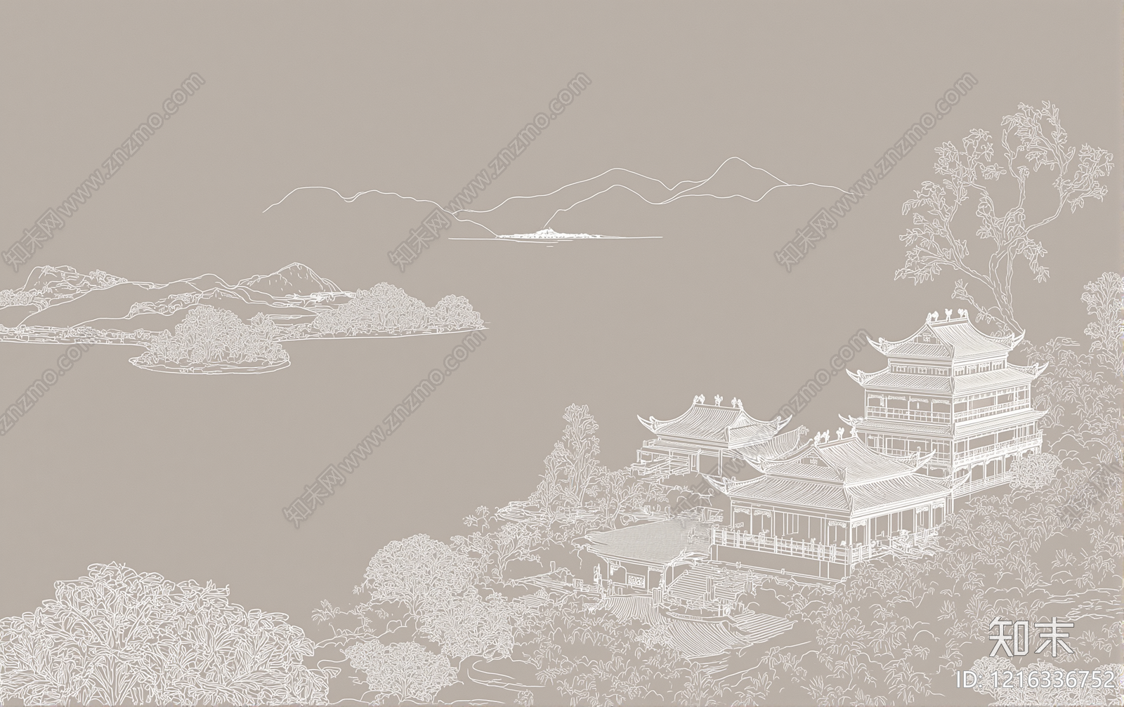 新中式其他壁纸贴图下载【ID:1216336752】