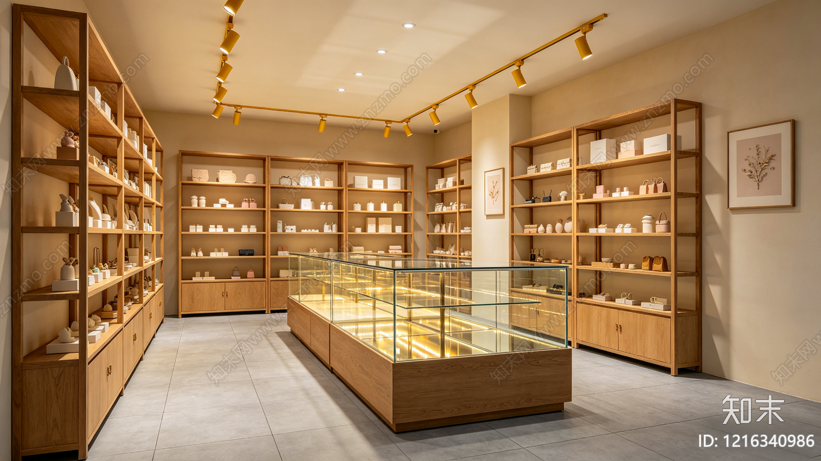 新中式商铺贴图下载【ID:1216340986】