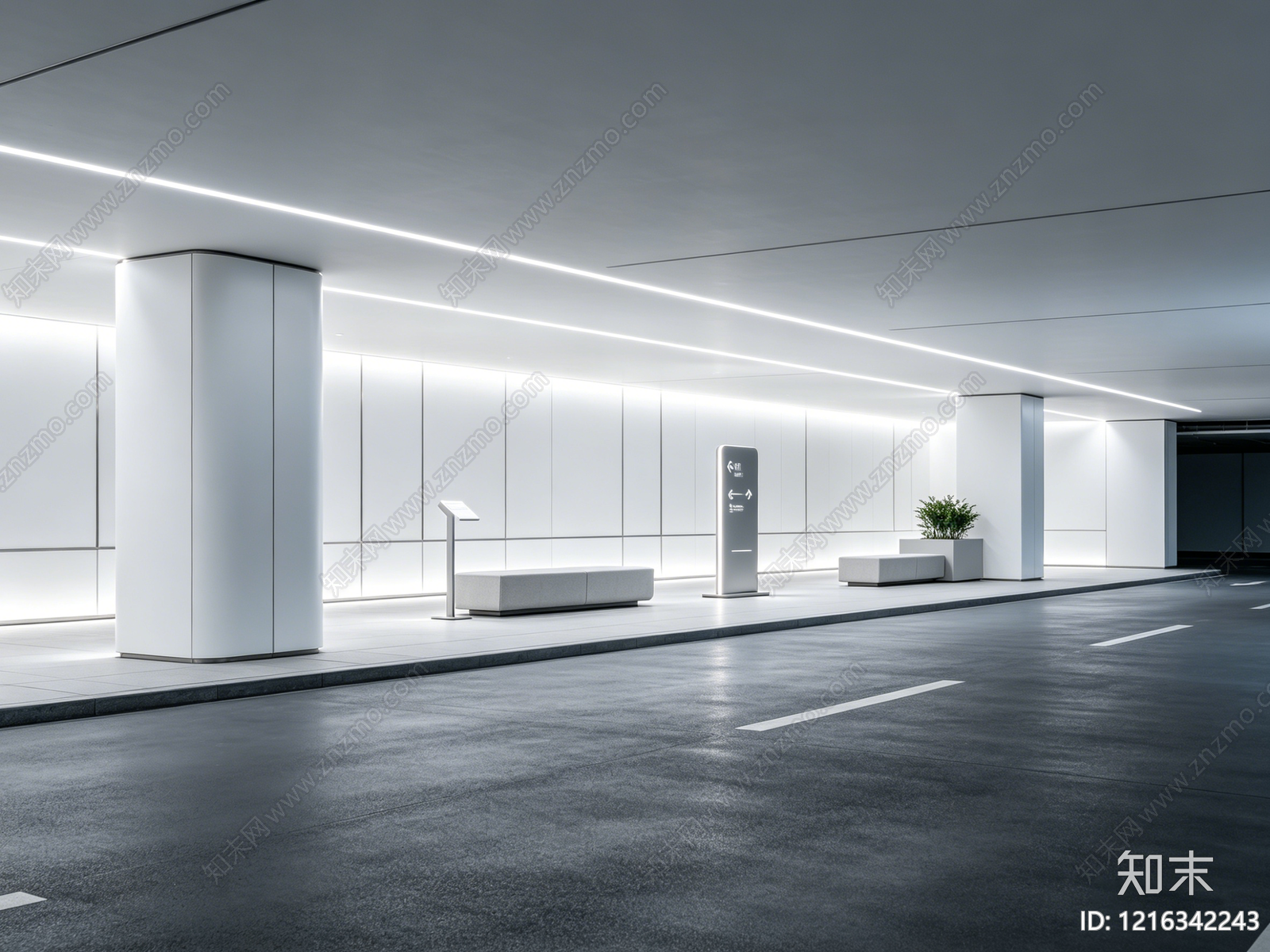 现代商场贴图下载【ID:1216342243】