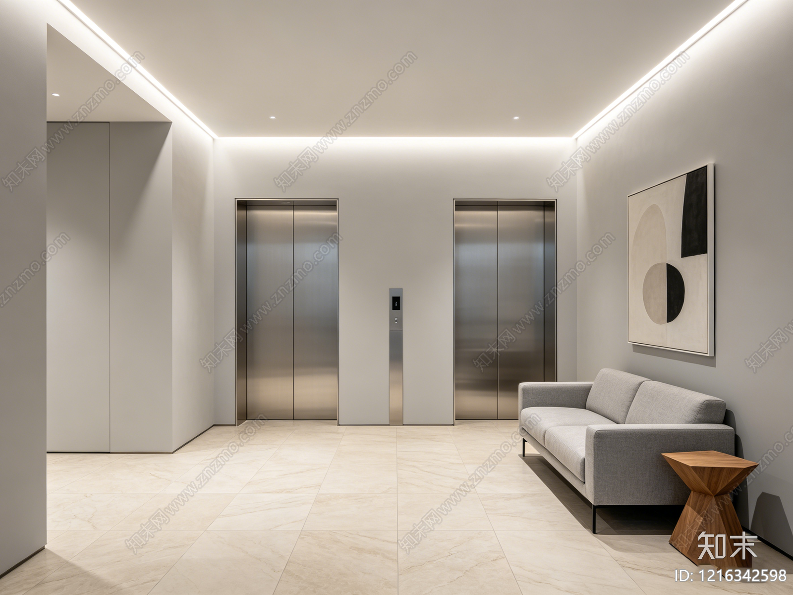 现代酒店贴图下载【ID:1216342598】