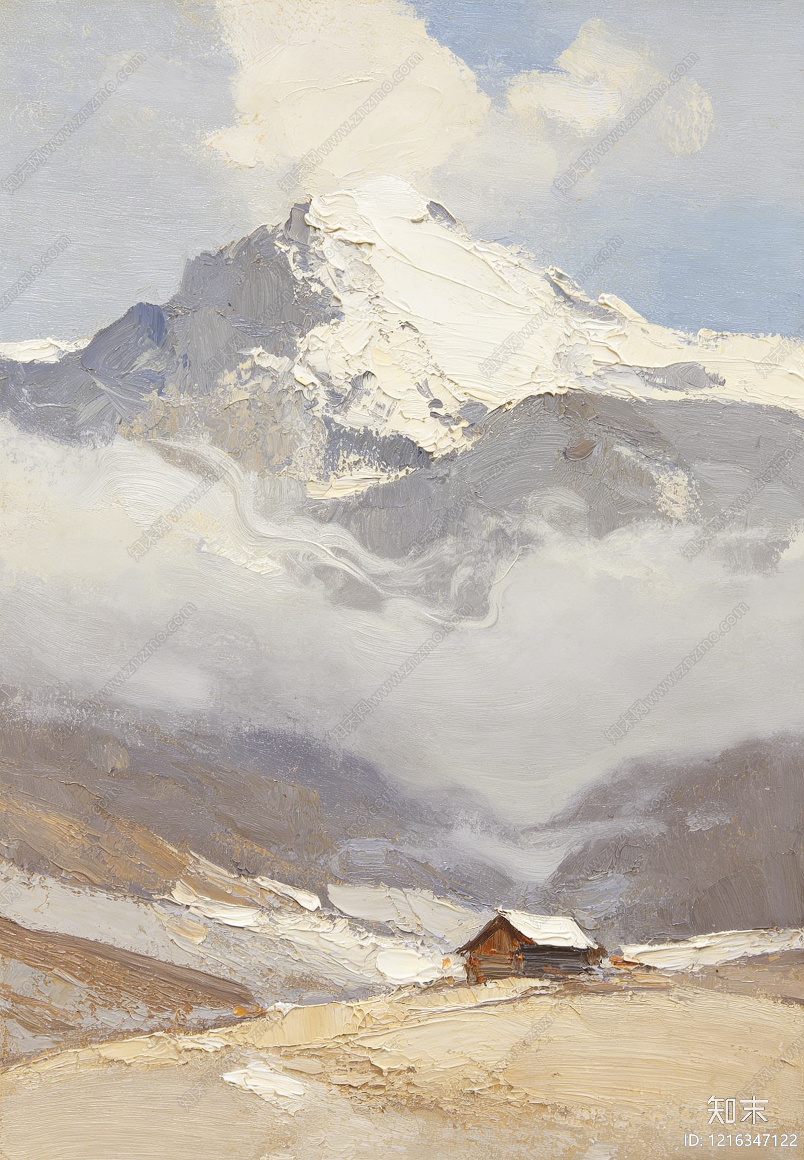 雪山贴图下载【ID:1216347122】