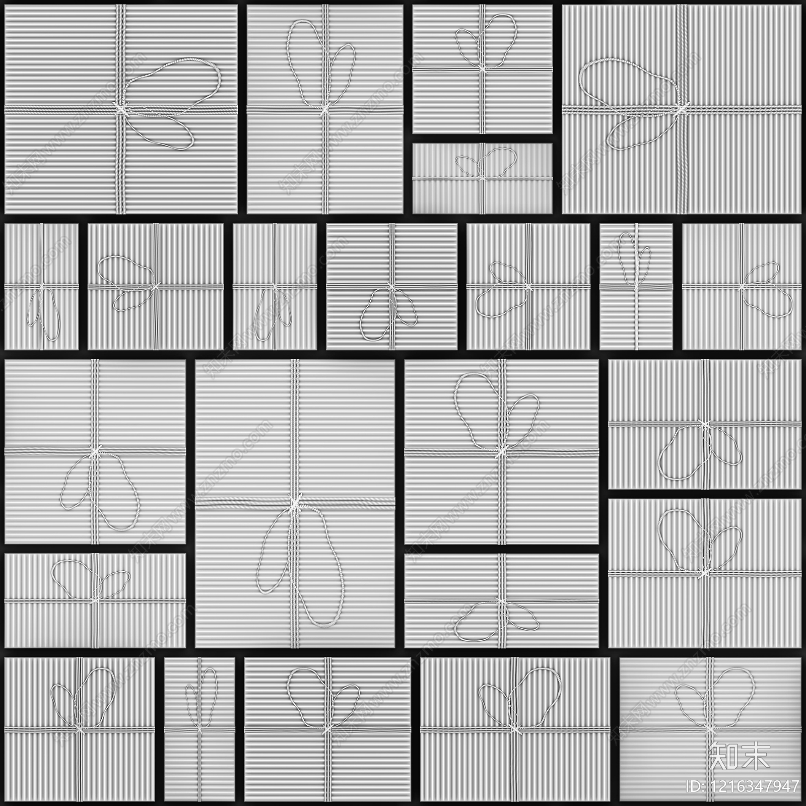 黑白花纹贴图下载【ID:1216347947】