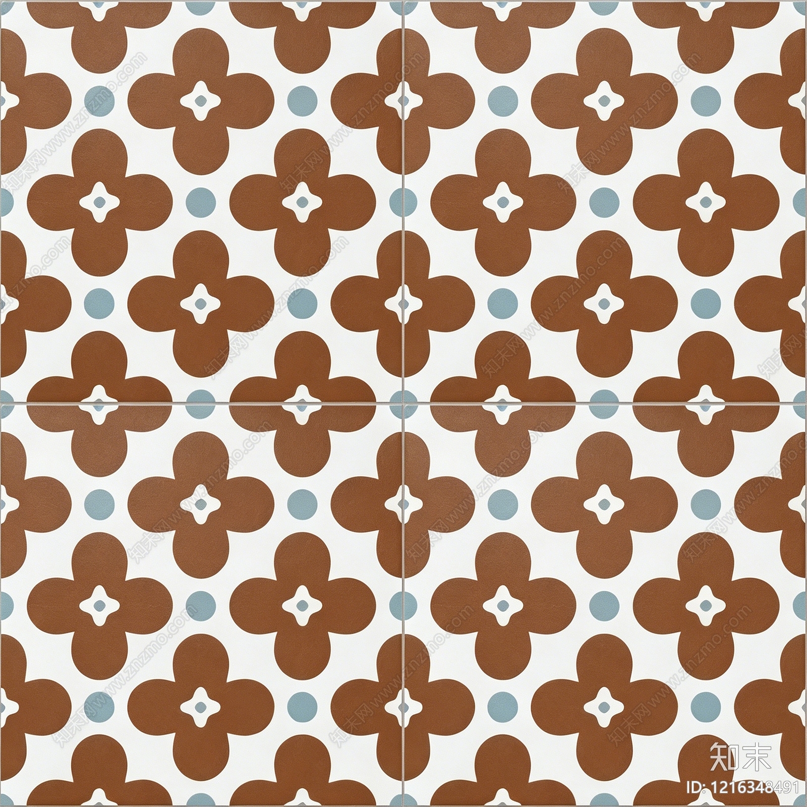 奶油花纹砖贴图下载【ID:1216348491】
