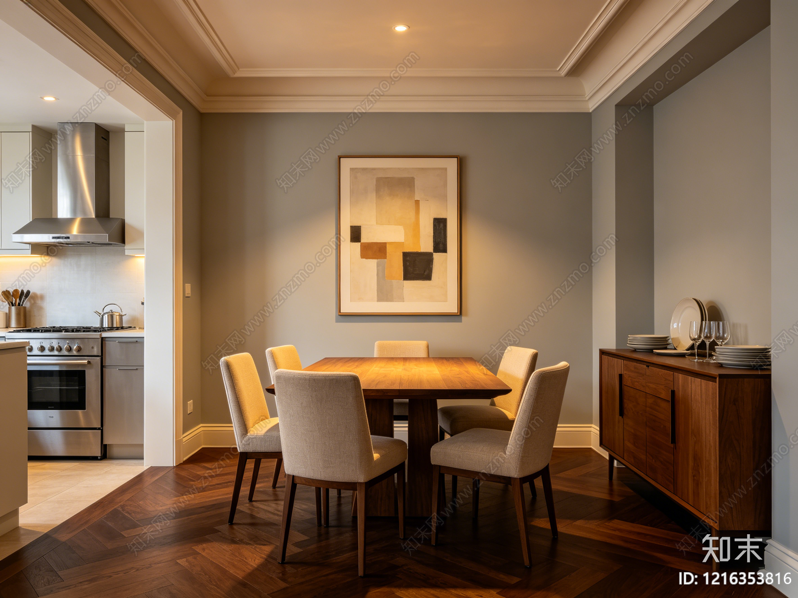 现代餐厅贴图下载【ID:1216353816】