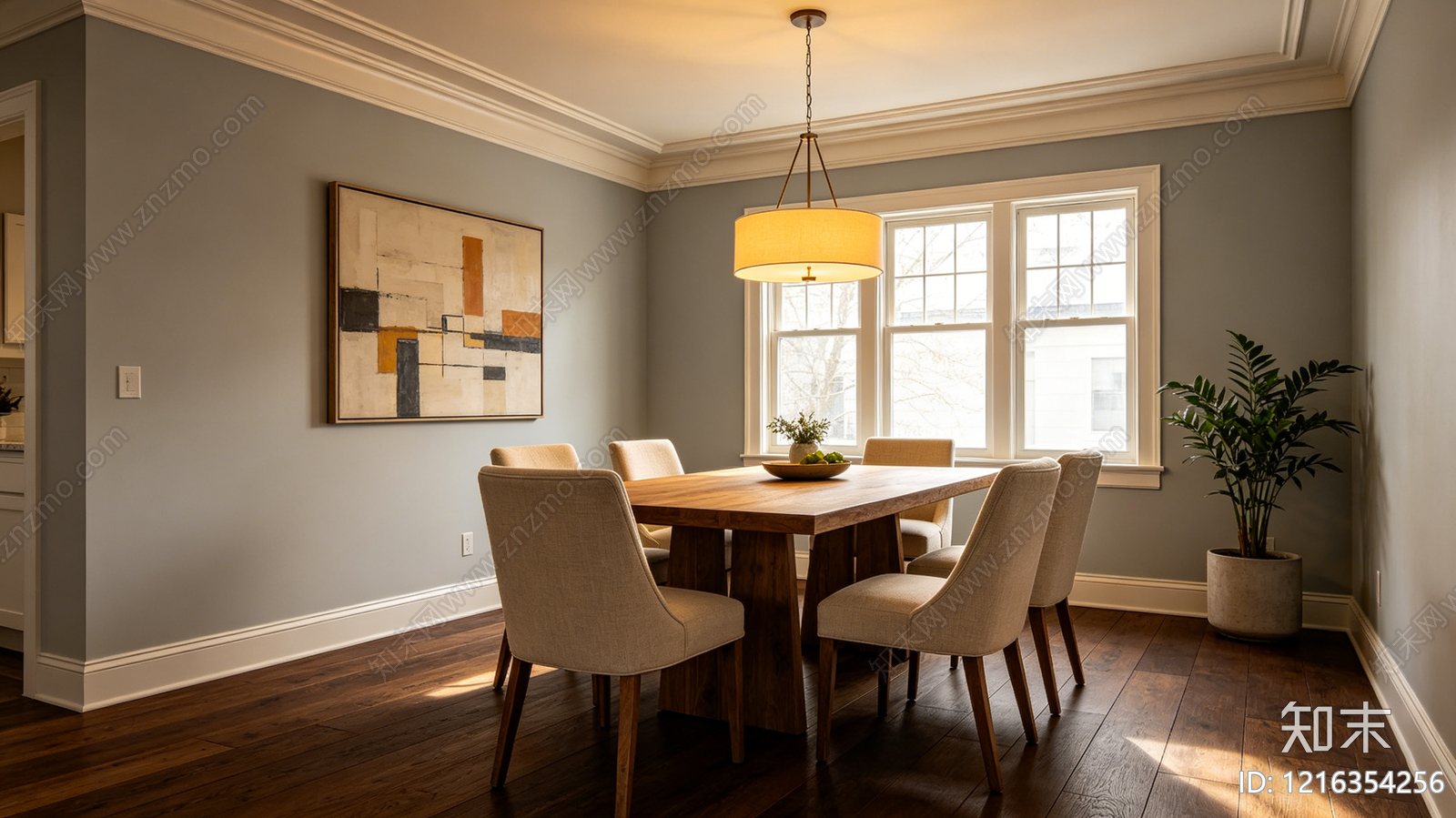 现代餐厅贴图下载【ID:1216354256】