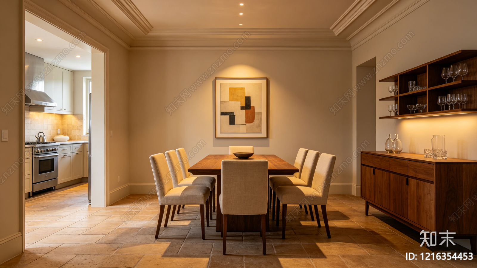 现代餐厅贴图下载【ID:1216354453】