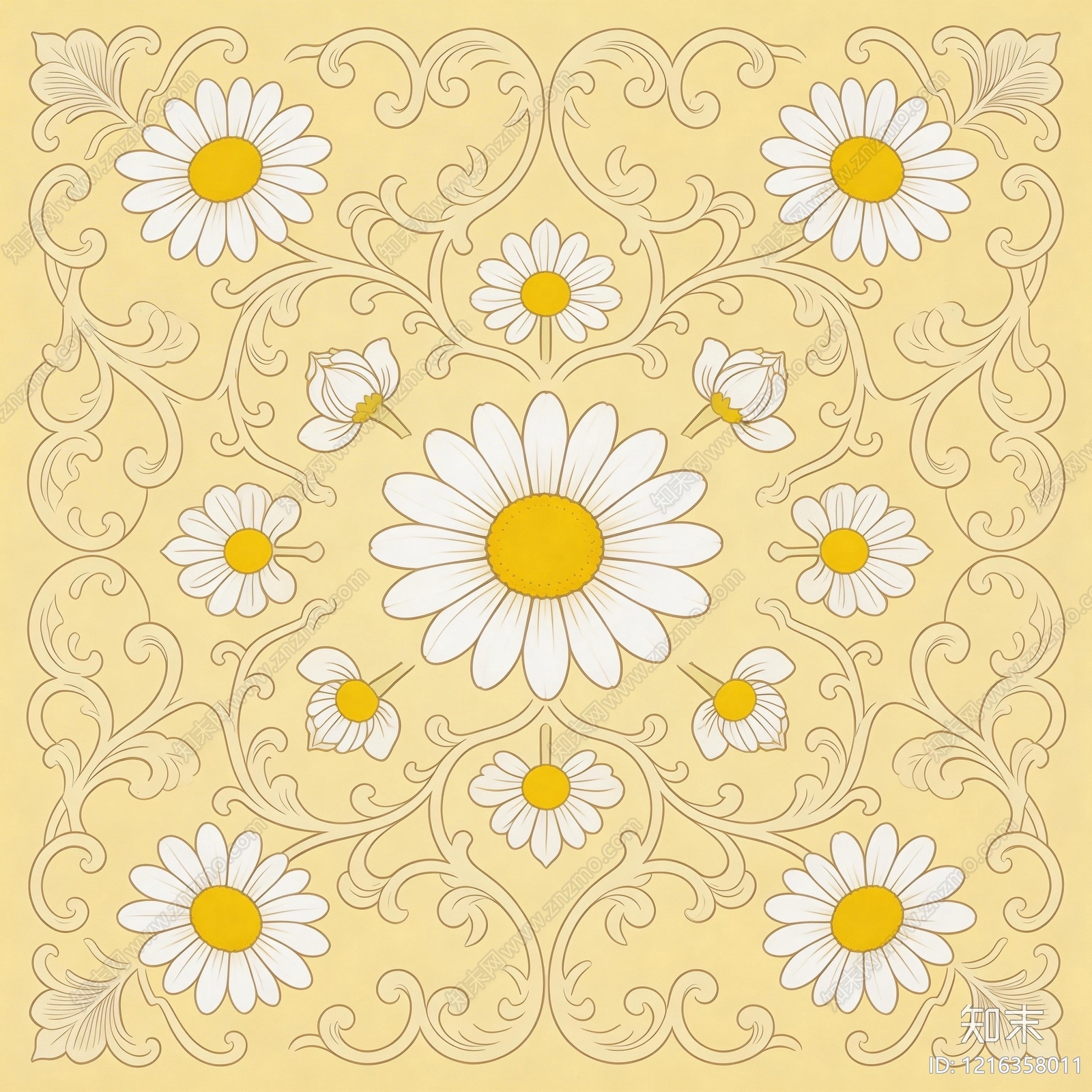 传统纹样贴图下载【ID:1216358011】