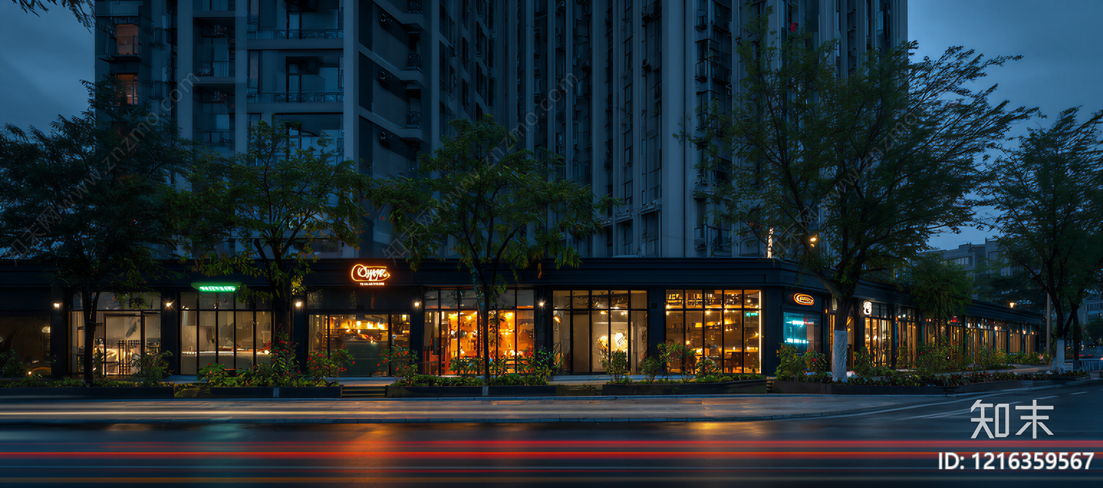 商铺贴图下载【ID:1216359567】