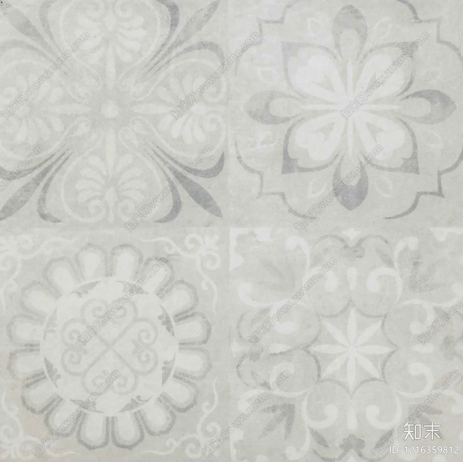 现代花纹砖贴图下载【ID:1216359812】