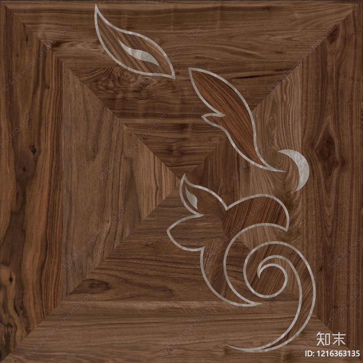 新中式木材拼花贴图下载【ID:1216363135】