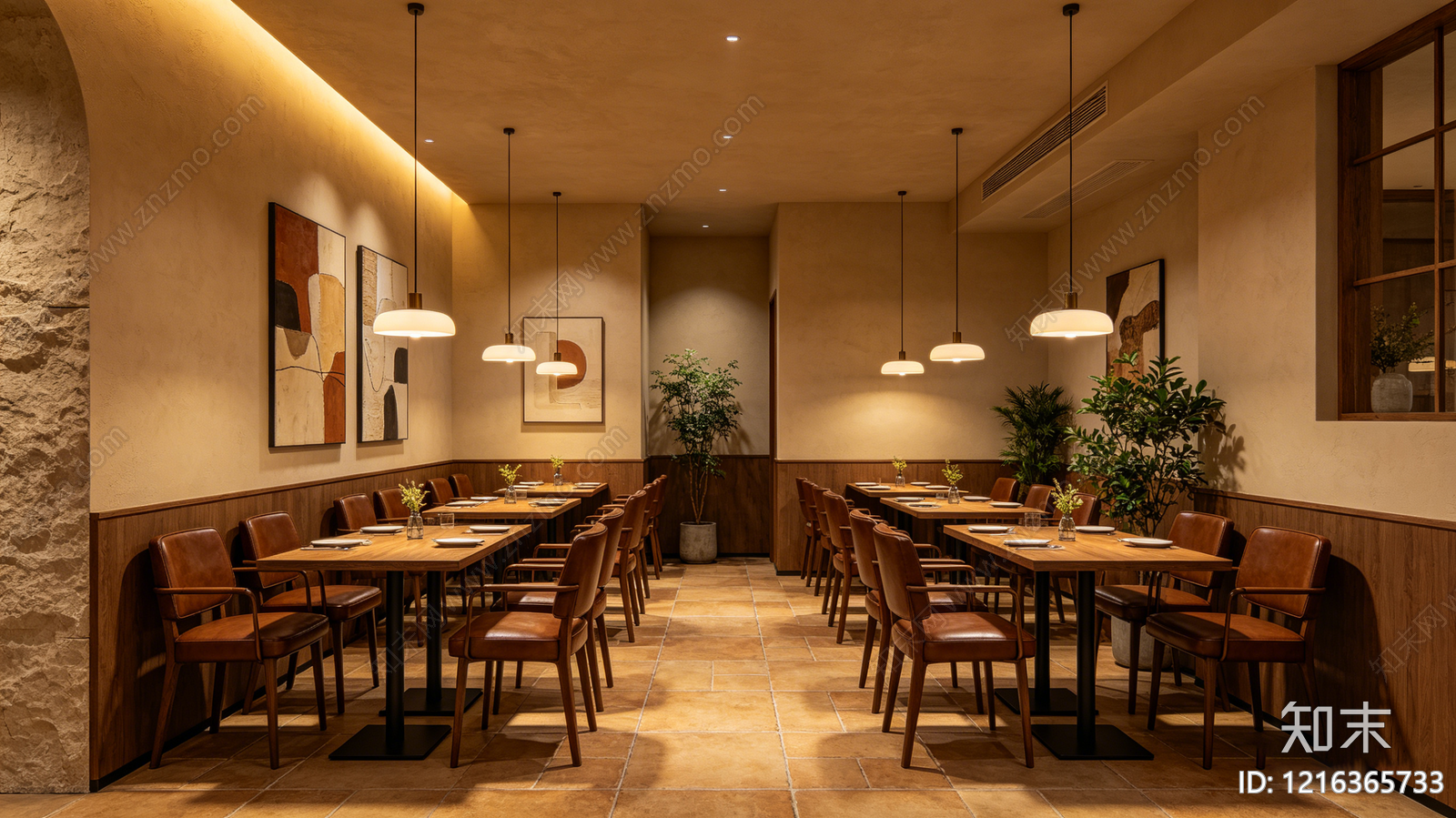 现代餐厅贴图下载【ID:1216365733】