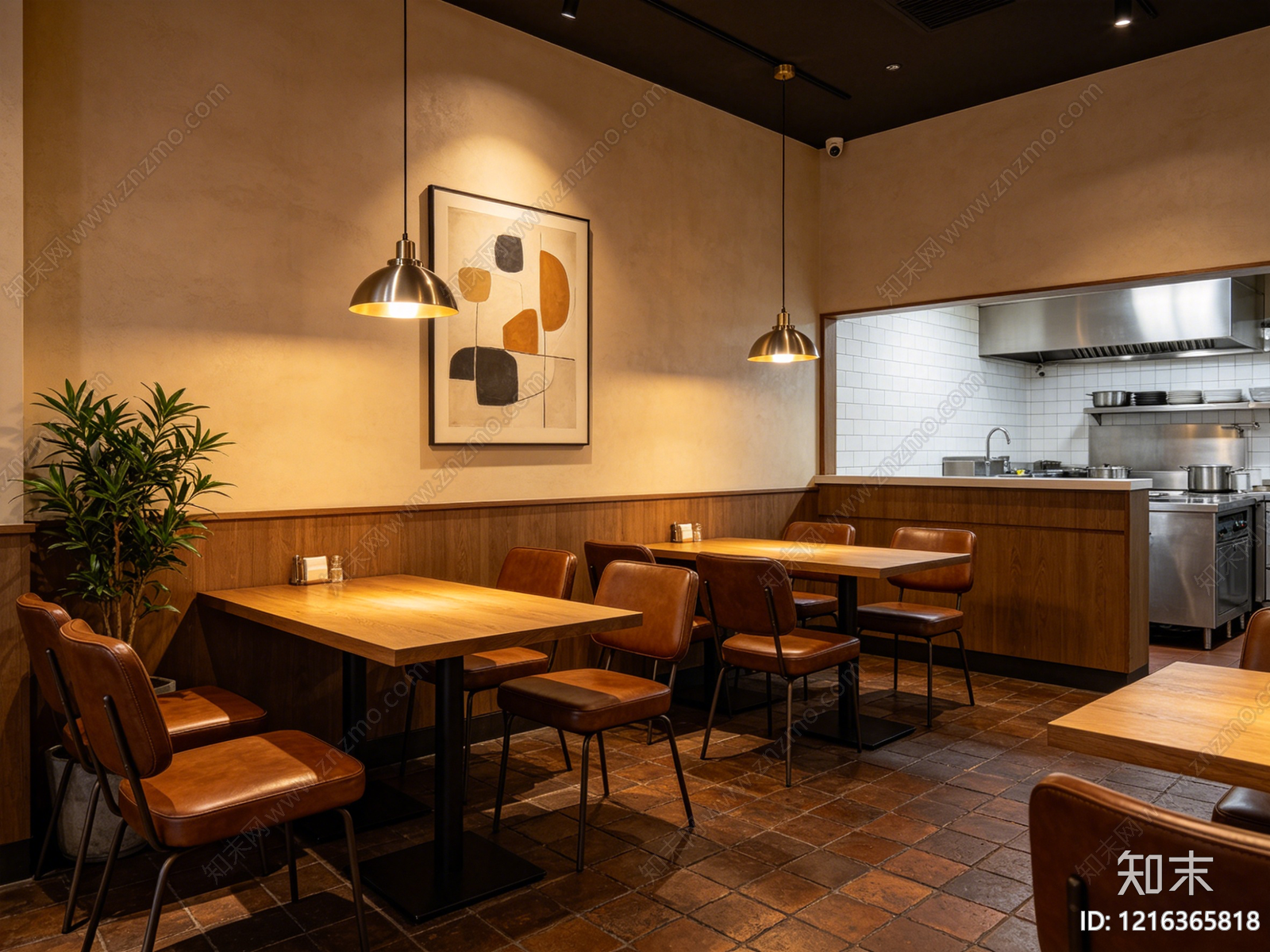 现代餐厅贴图下载【ID:1216365818】