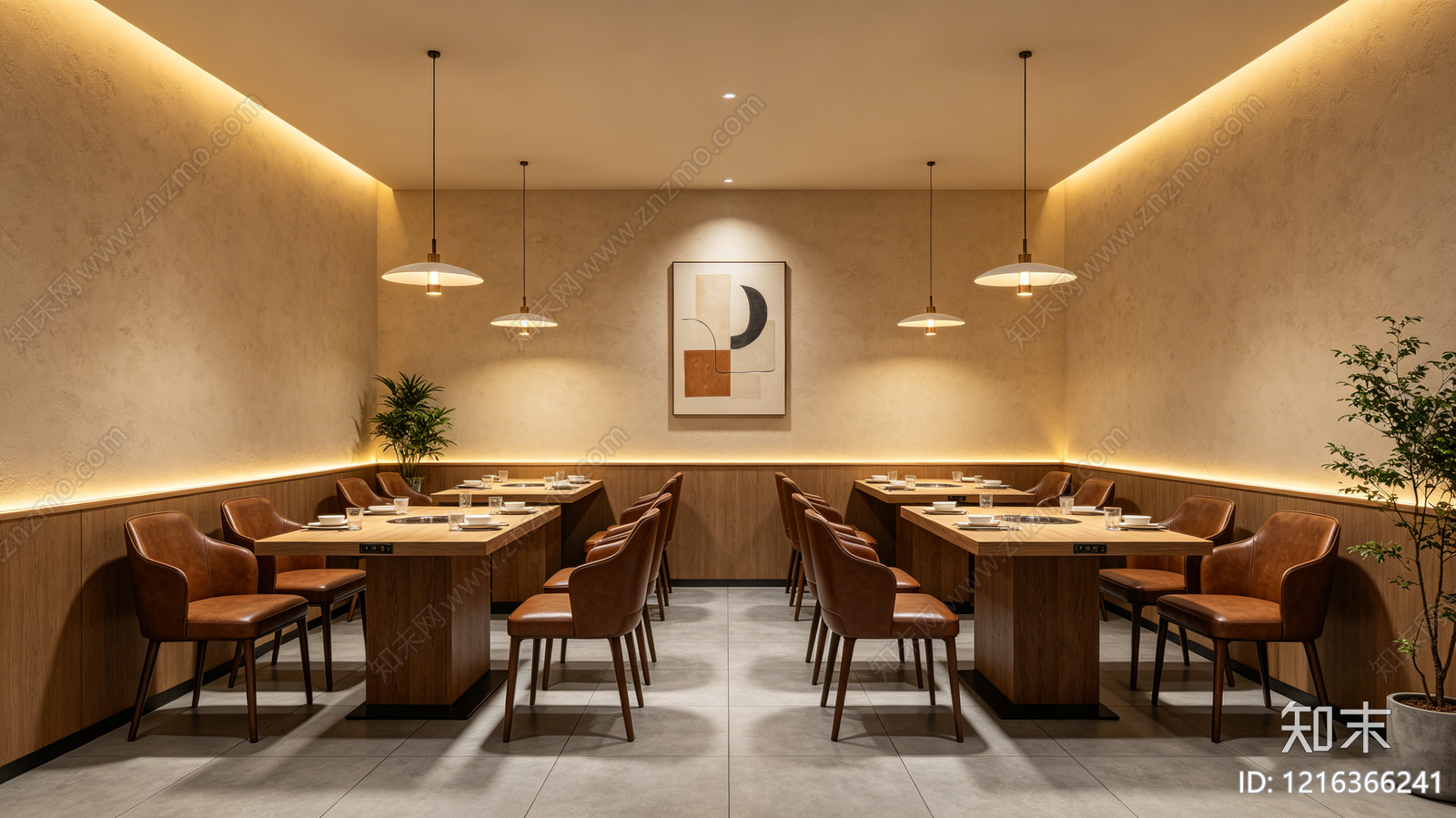现代餐厅贴图下载【ID:1216366241】