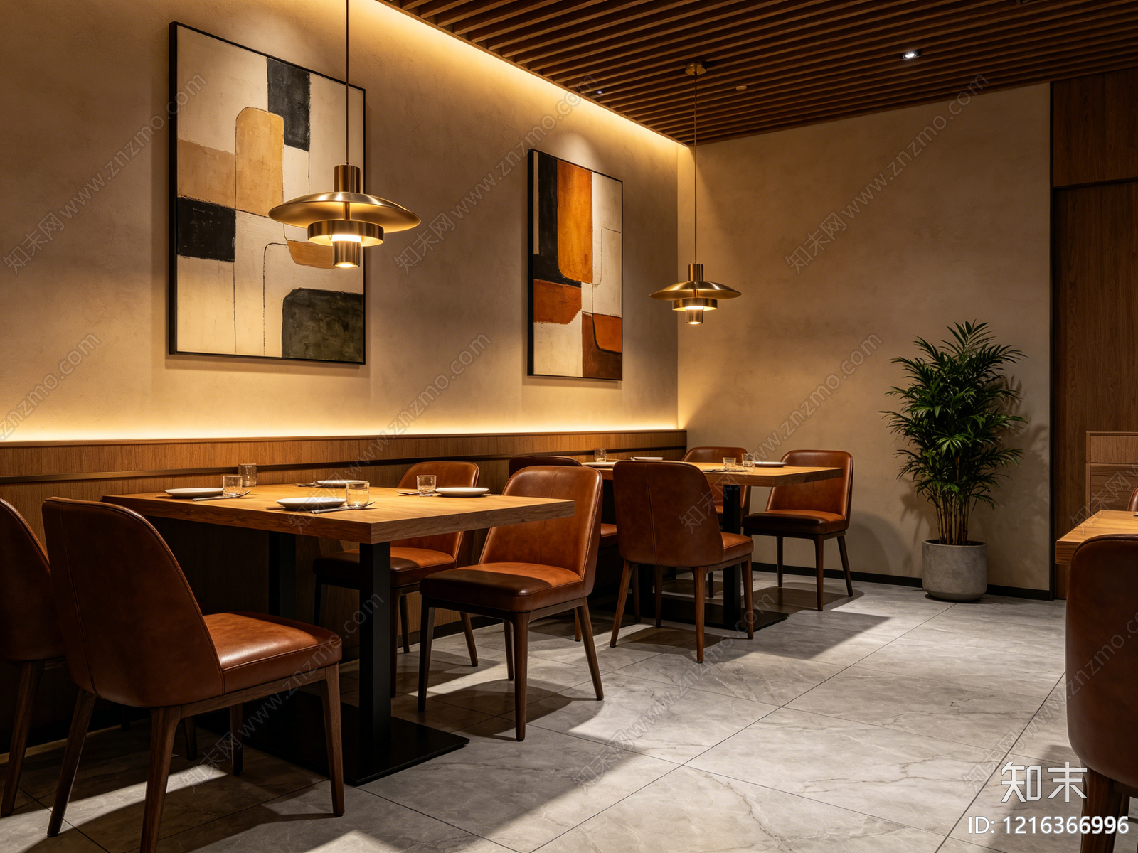 现代餐厅贴图下载【ID:1216366996】