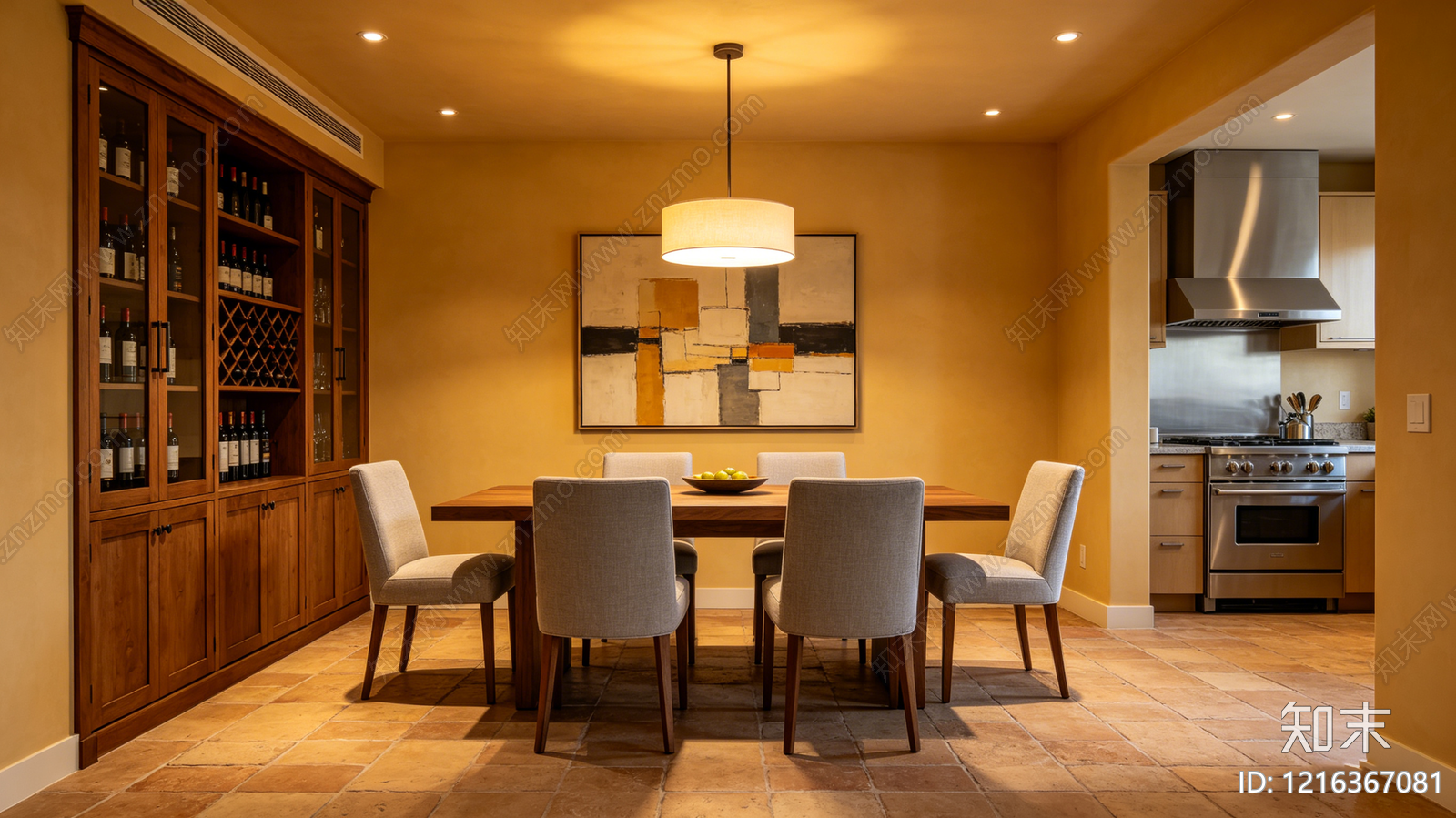 现代餐厅贴图下载【ID:1216367081】