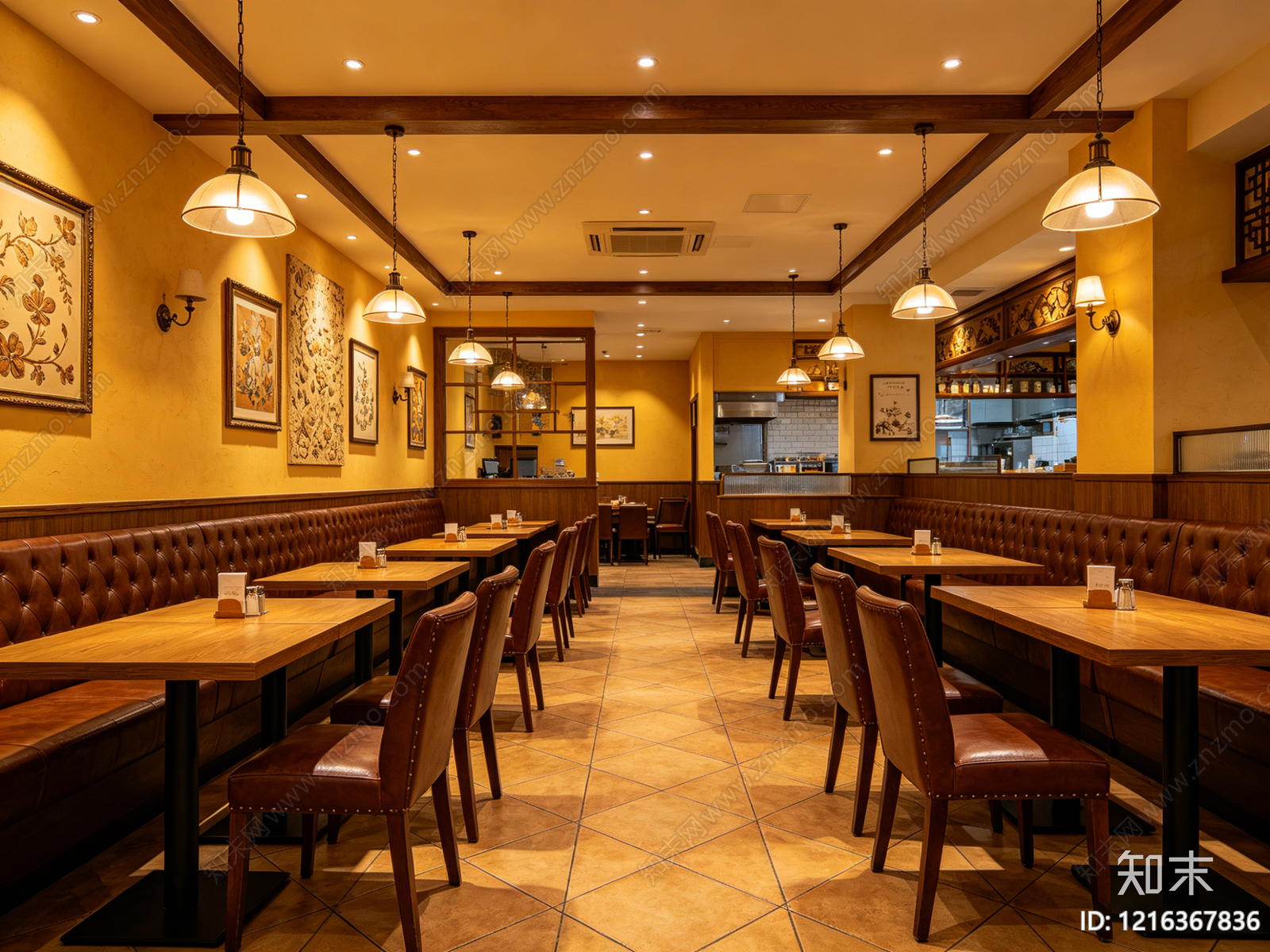 法式餐厅贴图下载【ID:1216367836】