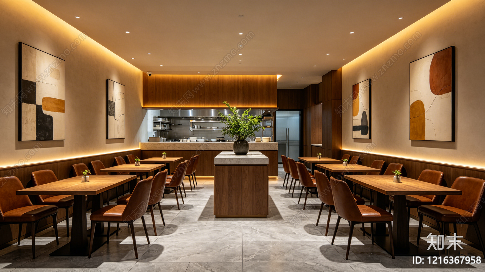 现代餐厅贴图下载【ID:1216367958】
