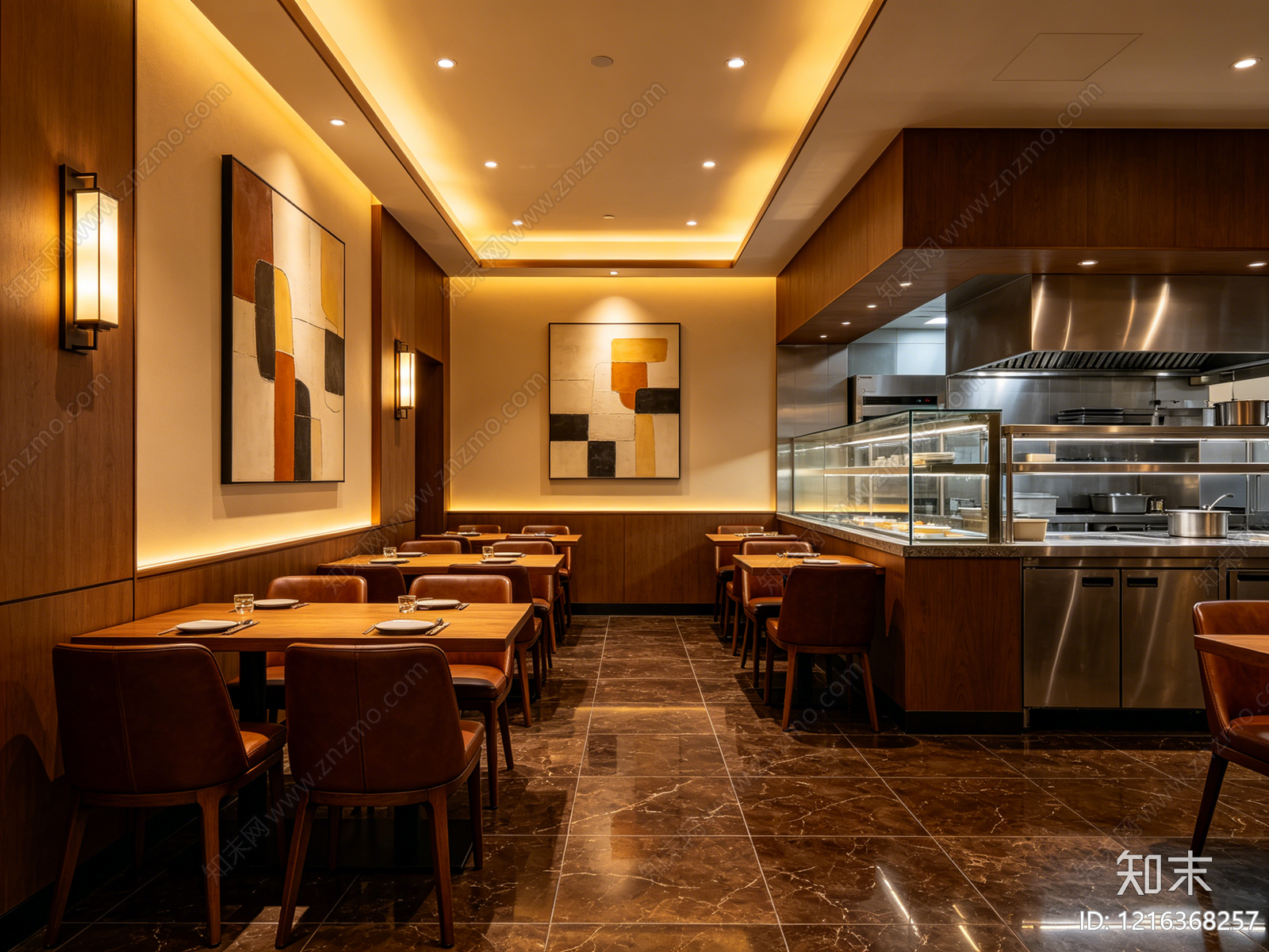 现代餐厅贴图下载【ID:1216368257】