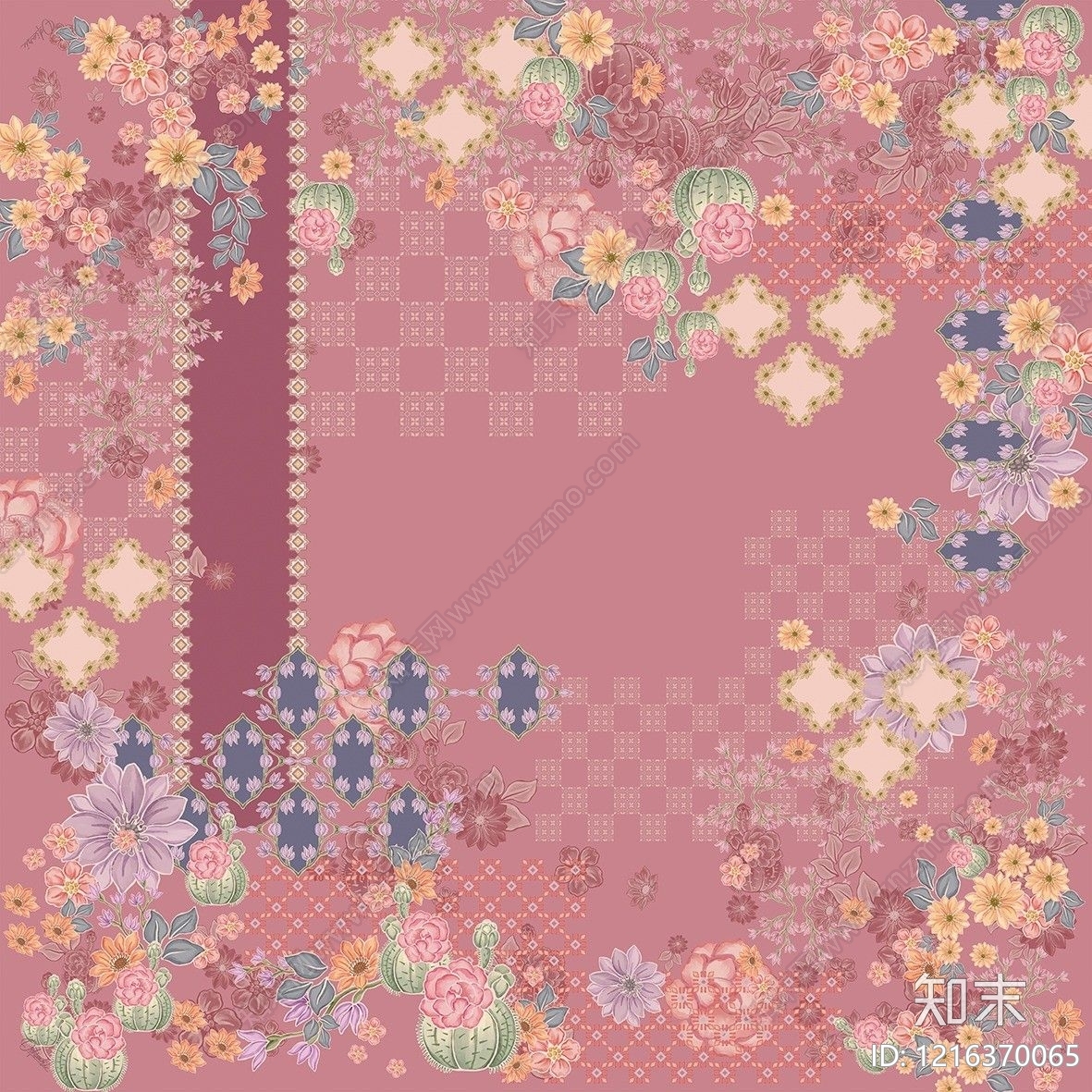 传统纹样贴图下载【ID:1216370065】