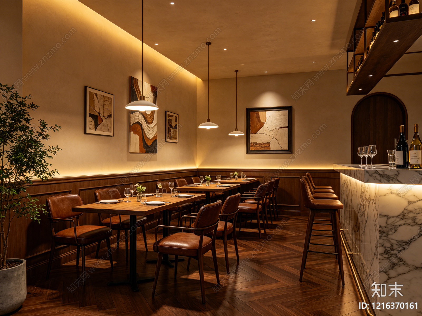 复古餐厅贴图下载【ID:1216370161】