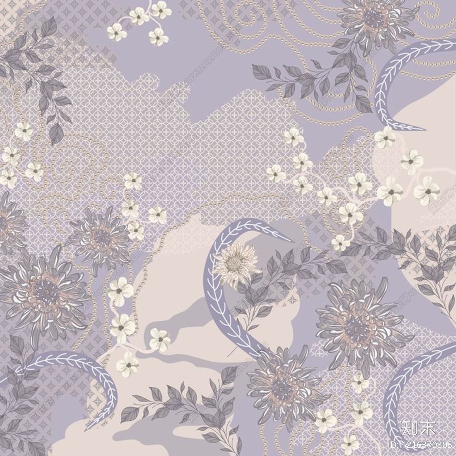 传统纹样贴图下载【ID:1216370305】