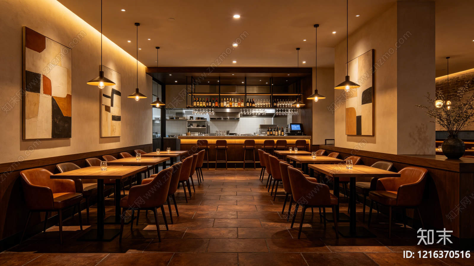 现代餐厅贴图下载【ID:1216370516】