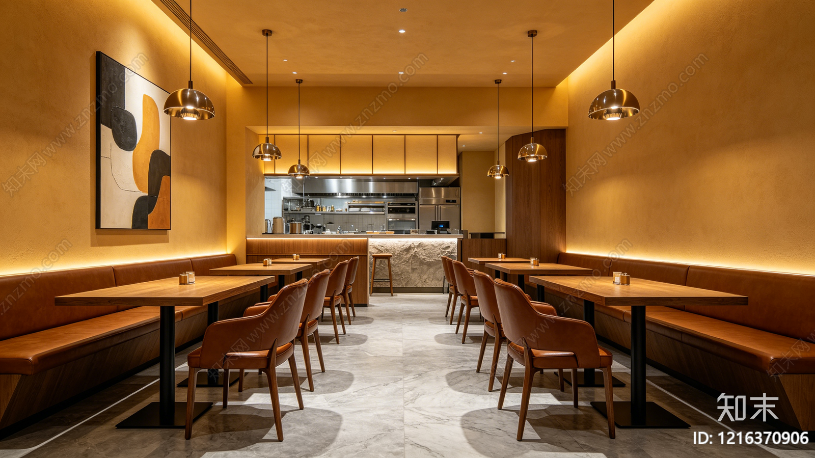 现代餐厅贴图下载【ID:1216370906】