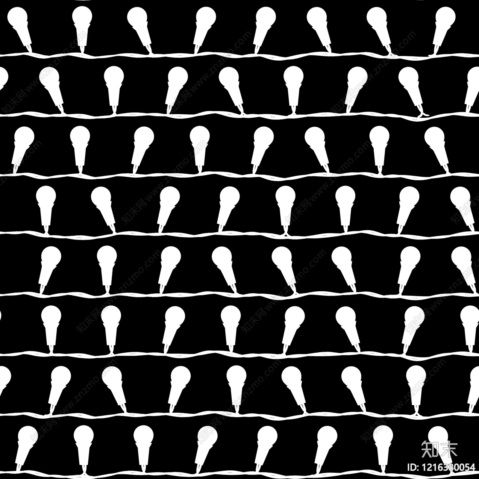 黑白花纹贴图下载【ID:1216380054】