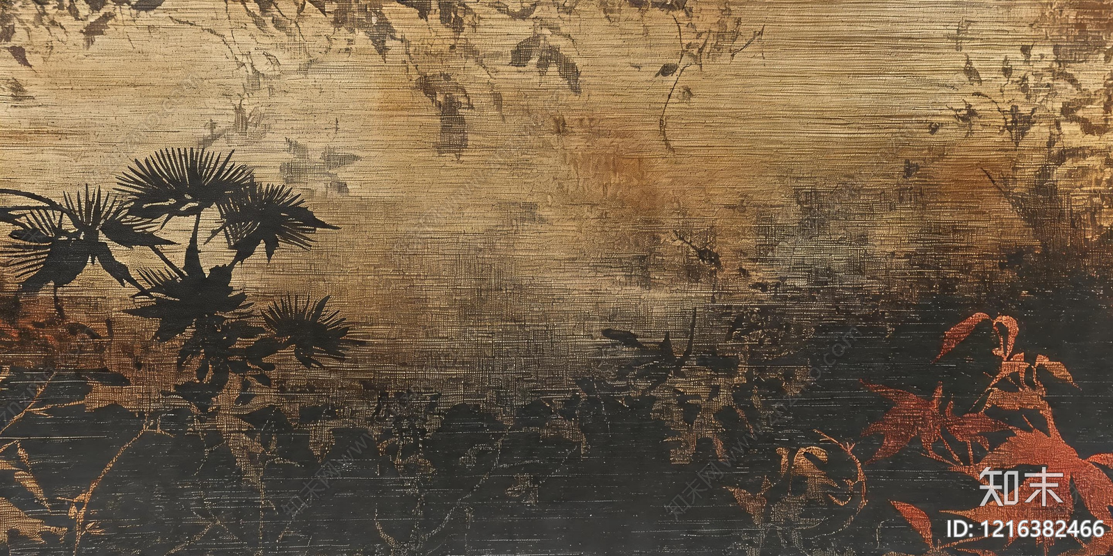 新中式装饰画贴图下载【ID:1216382466】