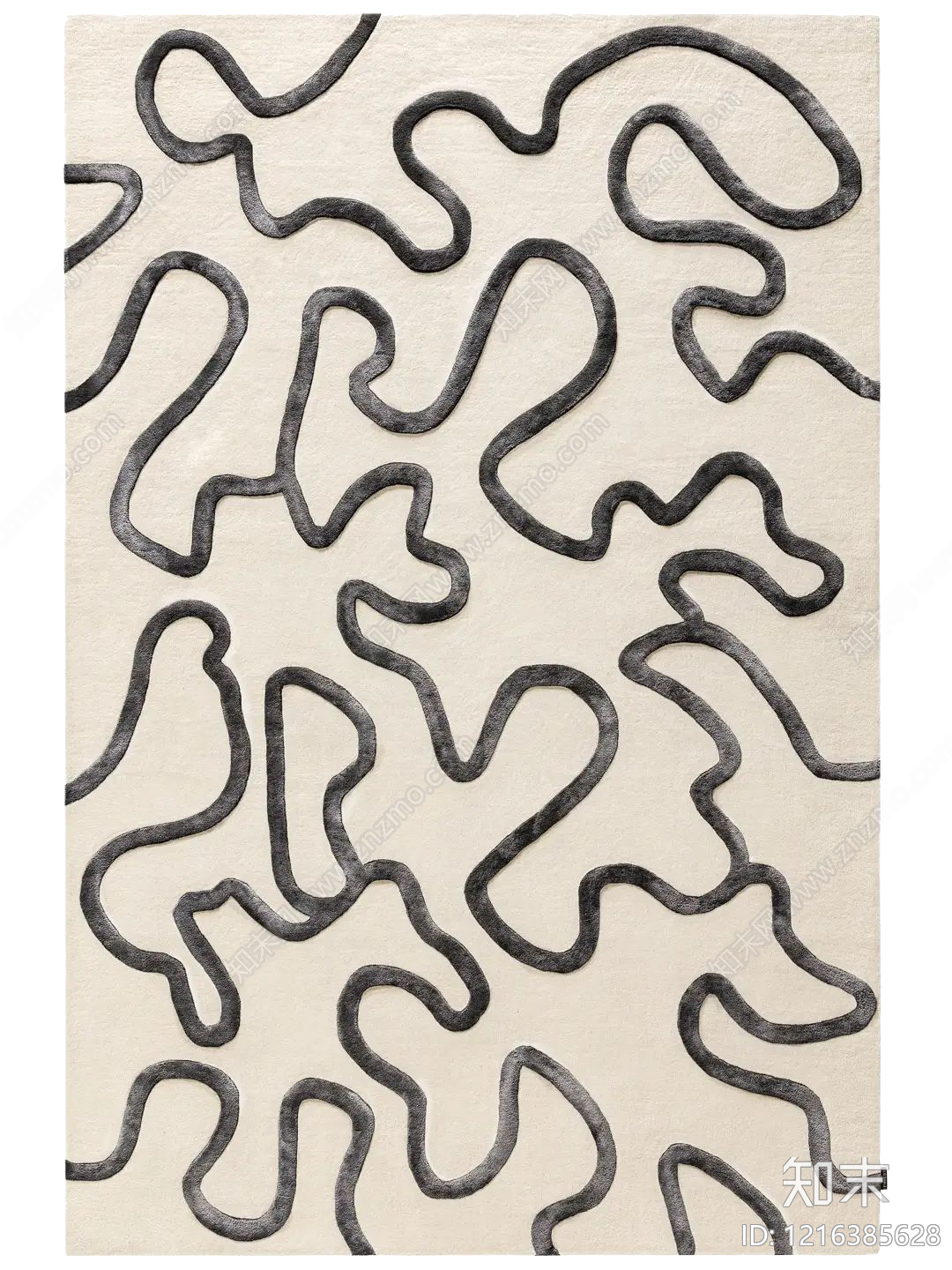 简欧几何地毯贴图下载【ID:1216385628】