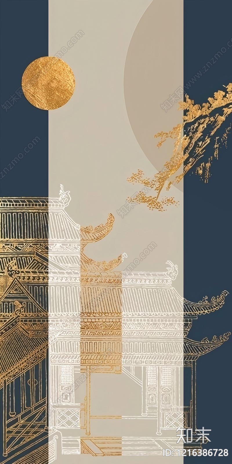 装饰画贴图下载【ID:1216386728】